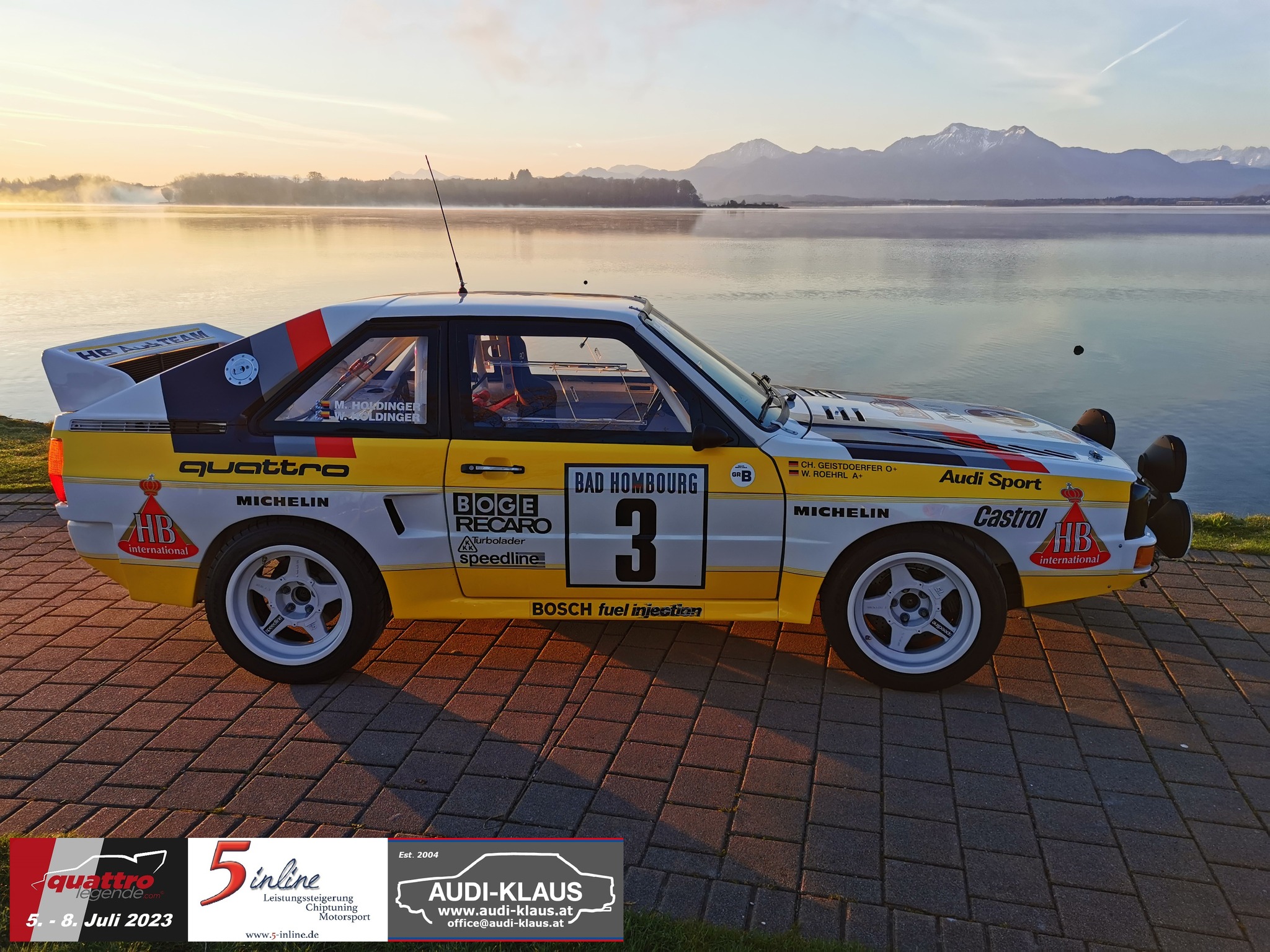 Der Audi Rallye Sport quattro von Walter Holdinger